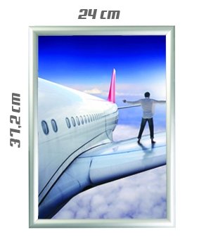 TUN4A4 Window snap frame A4 bifacciale cm 21 x  30