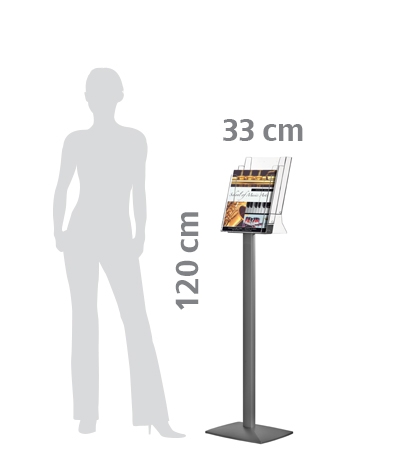 TU1030 Multiple brouchure stand