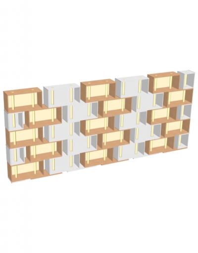 CT10252 Dividing Wall with Boxes