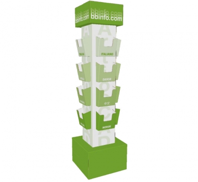 CT10251 Totem Display with Brochure Holder