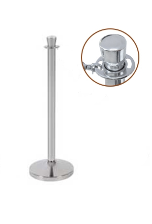 1491 - Colonnina cromata per cordone