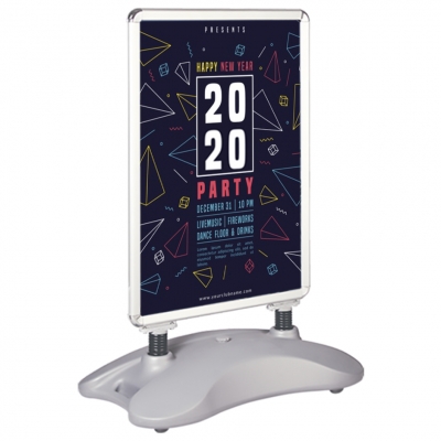 1369 Espositore da esterno bifacciale