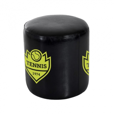 PF05 Pouf cilindro ecopelle