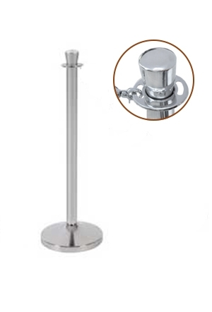 1492 - Colonnina cromata per cordone