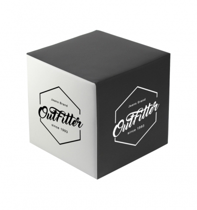 SSPO04 - POUF CUBO ECOPELLE