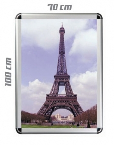 1349 Snap frame round B1 cm 70 x 100 
