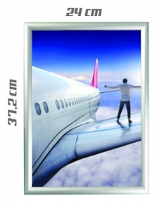 TUN4A4 Window snap frame A4 bifacciale cm 21 x  30