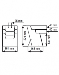 TU4000 - Multiple  dispenser A5 da tavolo 