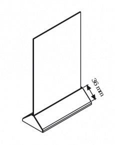 TUB0A5 Menù holder A5