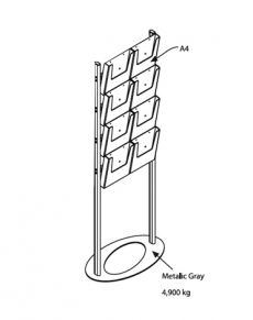 TUUC24 Pole brochure set 2x4 mono