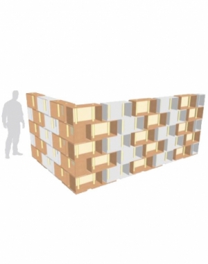 CT10252 Dividing Wall with Boxes