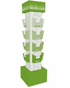 CT10251 Totem Display with Brochure Holder