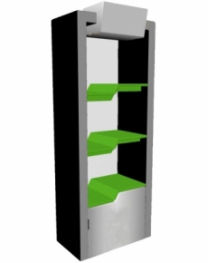 CT10286 Free Standing Display with Flash Shelvesc