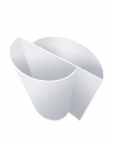 P3132 Totem bifacciale curve 