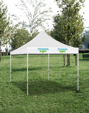 2574 Gazebo HEAVY 3x3 con stampa mantovana