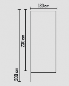 130H3 Flag composit a parete 300