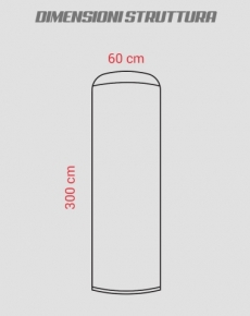 WS236 Totem gonfiabile 300