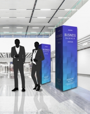 P1020 - TOTEM TRIANGOLARE HT.200