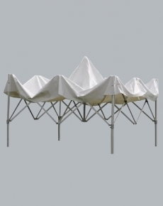 2574 Gazebo HEAVY 3x3 con stampa mantovana
