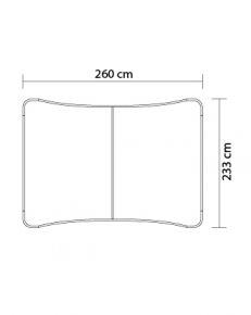 UNTBC8-Frame tubolare 250 curvo