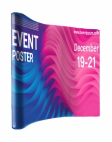 1080 Pop-Up Wall magnetico curvo Medium