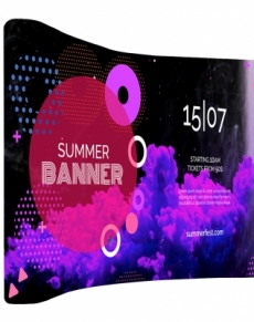 1082 Pop-Up Wall magnetico curvo Large 
