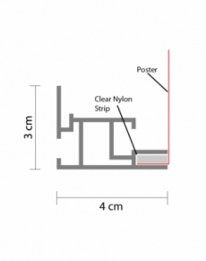 LB41 Cornice LED cm.100X100