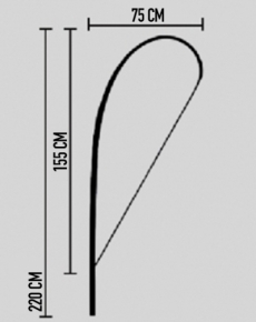 HS280 Aluminium goccia S