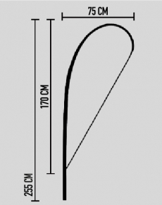 HS340 Aluminium goccia M