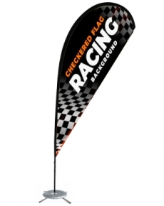 HS435 Aluminium pole goccia L