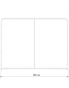 UNTBS10-Frame tubolare 300 diritto