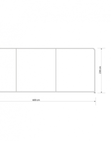 UNTBS19-Frame tubolare 600 diritto 