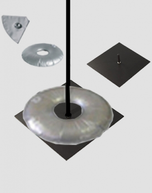 HS435 Aluminium pole vela L
