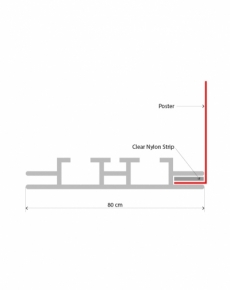 LB05 Box LED da parete 200 x 300 