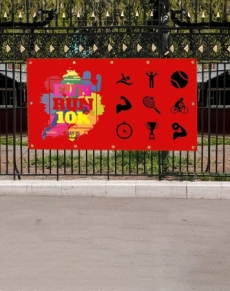 ZP2297 - Striscione in PVC bifacciale